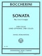 Sonata #6 in A Major Cello Solo Unaccompanied, opt. cello 2 cover